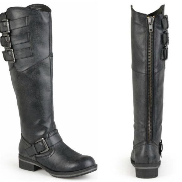 Madden Girl Shoes - Madden Girl Black Lundunn Boots Low Heel Size 7.5 - MAKE OFFER